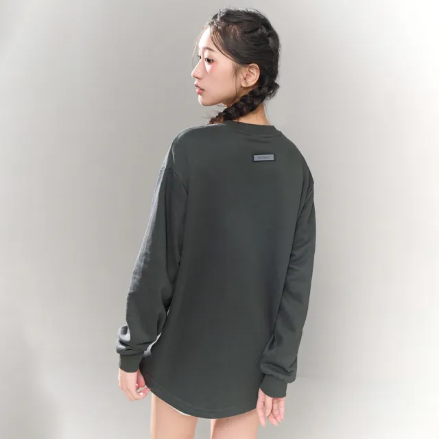 【MAJOR MADE】工裝拼布下擺圓弧大學T(長袖上衣/休閒T恤/素色T-Shirt)