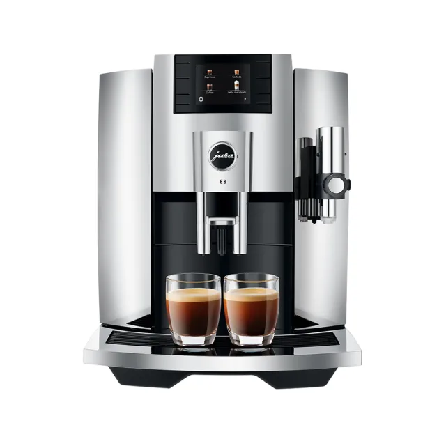 【Jura】E8 IV 全自動研磨咖啡機(購機好禮：五大品牌咖啡豆＆保養雙利器)