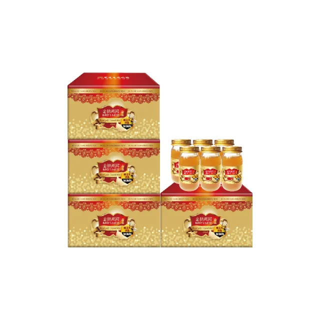 【華齊堂】蜂王乳金絲燕窩晶露5盒
