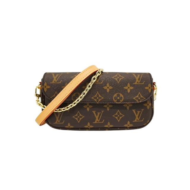 【Louis Vuitton 路易威登】展示品 Ivy Woc 帆布肩背/斜背包(M81911-咖)