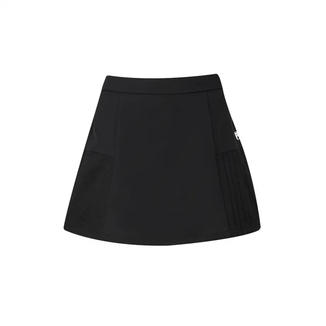 【FILA】女平織短裙-黑色 5SKA-1008-BK