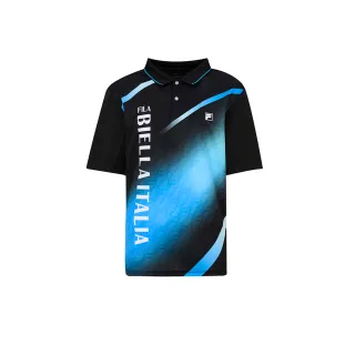 【FILA】男短袖POLO衫-黑色 1POA-1001-BK