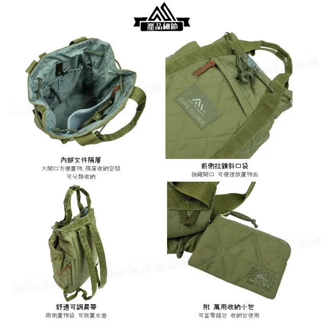 【Gregory】16L GROOVY DAY後背包《沙色》140953/日系街包/休閒背包/水桶包