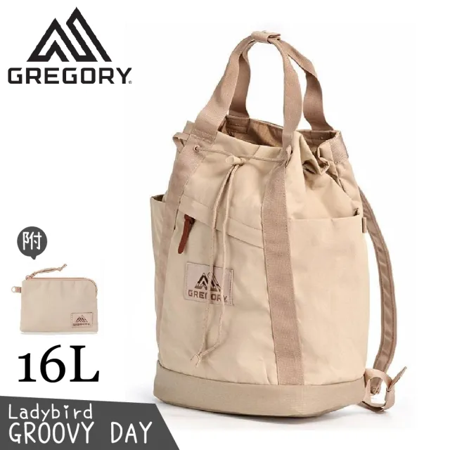【Gregory】16L GROOVY DAY後背包《沙色》140953/日系街包/休閒背包/水桶包