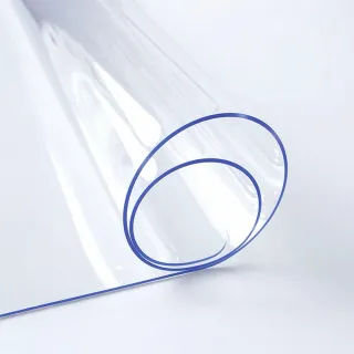 旭沐選物 透明桌墊70*140cm 厚2.0mm 防水防油 圓角切割(透明桌墊 軟玻璃桌墊 PVC桌墊 塑膠桌墊)