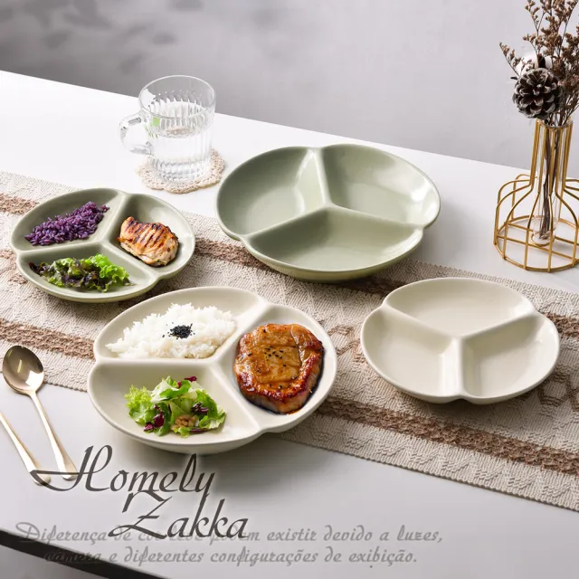 【Homely Zakka】北歐陶瓷健康分隔餐盤_35款任選(211餐盤 瘦身餐盤 健身餐盤 減脂餐盤)
