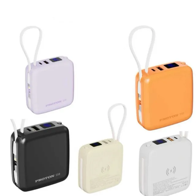 【PROTON 普騰】普騰 固態8in1小方磚行動電源10000mah