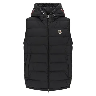 【MONCLER】春夏新款 男款 MARSEILLAN 連帽羽絨背心-黑色(1號USA-S、2號USA-M、3號USA-L、4號USA-XL)