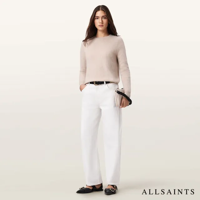 【ALLSAINTS】REBEL 喀什米爾寬鬆羊毛上衣-粉 W027KE(舒適版型)