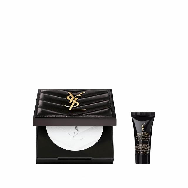 【YSL】官方直營 恆久完美持久柔霧蜜粉餅(任選1款/皮革蜜粉)