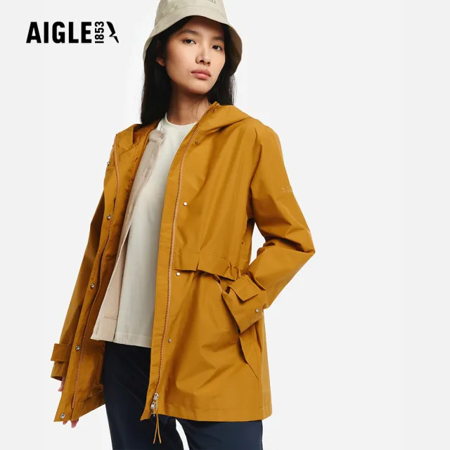【AIGLE】女 GORE-TEX 防水透氣外套∣AG-6P205(限量商品 女外套 防水透氣外套 防潑水 Goretex 防風外套)