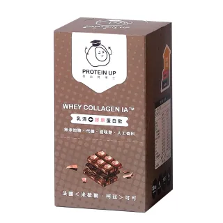 【PROTEIN UP 蛋白質博士】乳清膠原蛋白飲 IA (6包/盒)(經典可可)x1盒