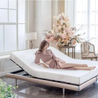 【迪奧斯 Dios】北歐美學設計 雙人電動床-D110減壓天然乳膠床墊(R500D型 - 雙人6尺床墊 居家電動床)