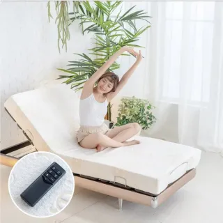 【迪奧斯 Dios】北歐美學設計 居家電動床-D95乳膠床墊90x200 x15cm厚(R500S型 - 單人床墊 低噪音馬達)