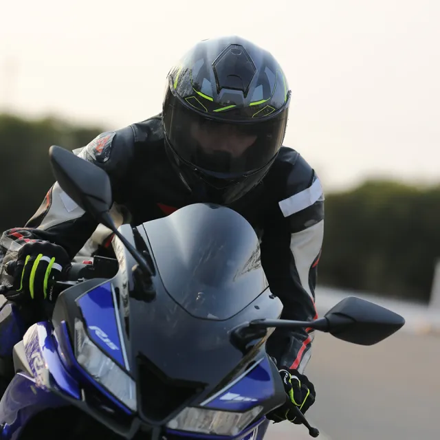 【ASTONE】官方直營-GT6F YA2 頂級碳纖維 E.Q.R.S快拆 雙鏡片 全罩安全帽(透明碳纖 YA2 全罩式 安全帽)