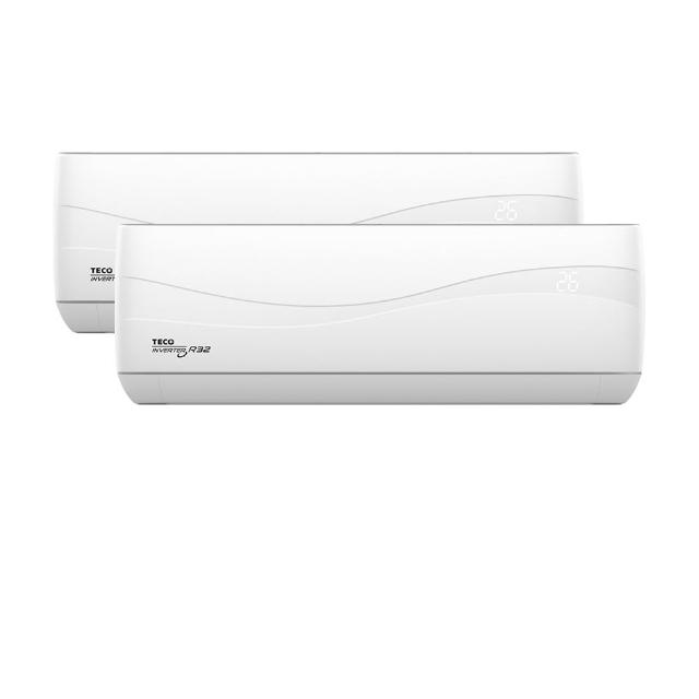 TECO東元 MM3-K73BFRH-A1 分離式冷暖變頻冷氣，適用6-8坪空間，臺灣製造，CSPF第一級能源效率，環保R32冷媒。冷房能力2.7kW/5.6kW，暖房能力2.3kW/5.2kW，支援上/下吹出風口，室內機尺寸294x881x194mm，室外機700x900x350mm。220V室外供電，全機7年保固、壓縮機10年保固，BSMI認證R41003，提供舒適節能的冷暖空調解決方案。