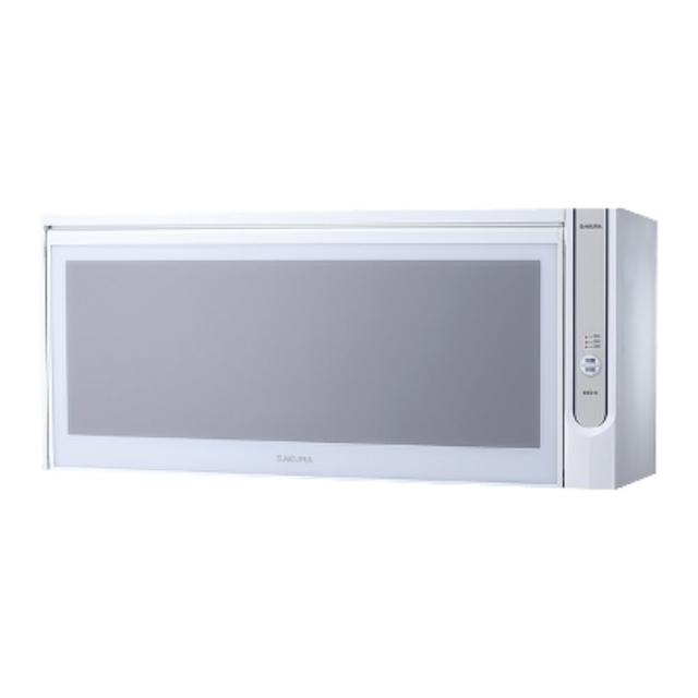 【SAKURA 櫻花】吊櫃式殺菌烘碗機90cm(Q-7565BWXL原廠安裝)