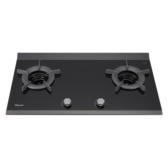 【林內】檯面式內焰玻璃雙口爐(RB-2CGN-TR 原廠安裝)