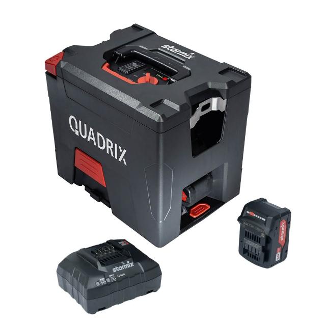 【Starmix 吸特樂】頂配款無線便攜型氣壓式清潔乾吹兩用吸塵器 (QUADRIX L 18V)