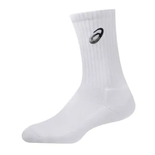 【asics 亞瑟士】中筒襪 男女中性款 訓練配件 3033C332-100