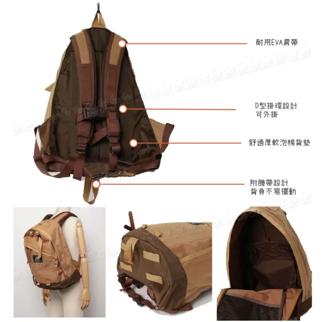 【Gregory】26L DAY PACK後背包《焦糖棕》65169/雙肩背包/日系街包/休閒背包/登山/旅行/健行