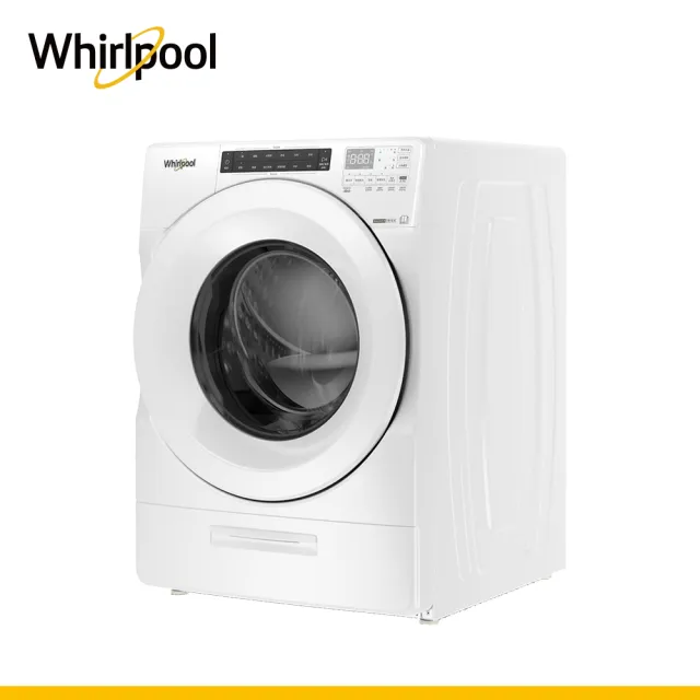 【Whirlpool 惠而浦】福利品15公斤 Load & Go蒸氣洗脫烘變頻滾筒洗衣機(8TWFC6810LW)