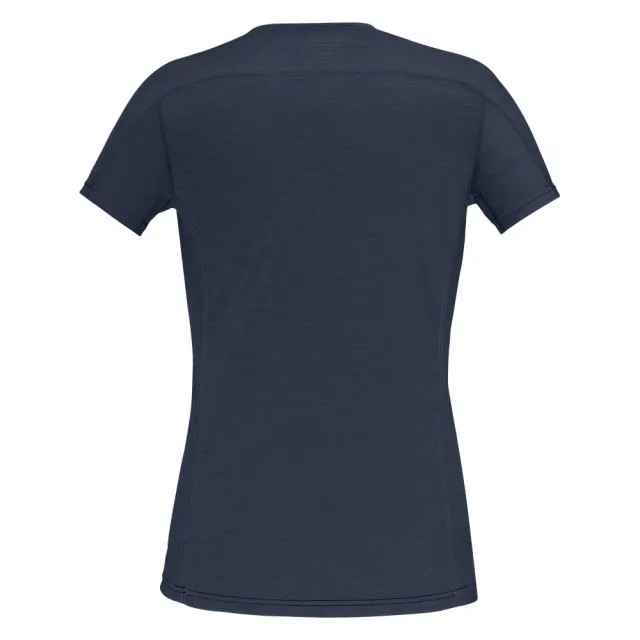 【NORRONA】falketind equaliser merino 羊毛短袖圓領上衣 女款 靛青藍