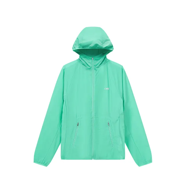 【K-SWISS】運動輕量連帽外套 JACKETKC7622WFWL34 女外套 女裝 石綠色色 1910052-337