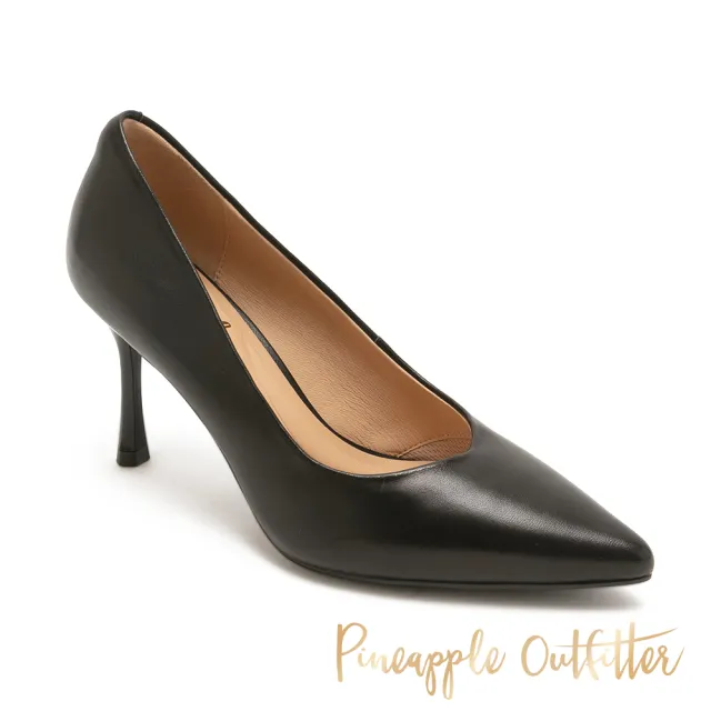 【Pineapple Outfitter】百搭不退流行羊皮高跟鞋PRANEE-1(黑色)