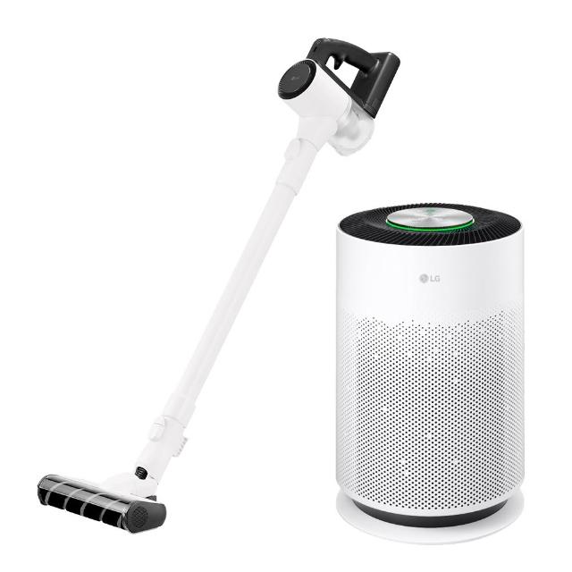 【LG 樂金】普發一萬！超淨化大白空氣清淨機xA9 Air濕拖無線吸塵器?(AS601HWG0+A7-LITEMOP/momo獨家)