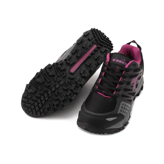 【DIADORA】女款 抗水越野跑鞋 (DA8AWO6820黑)