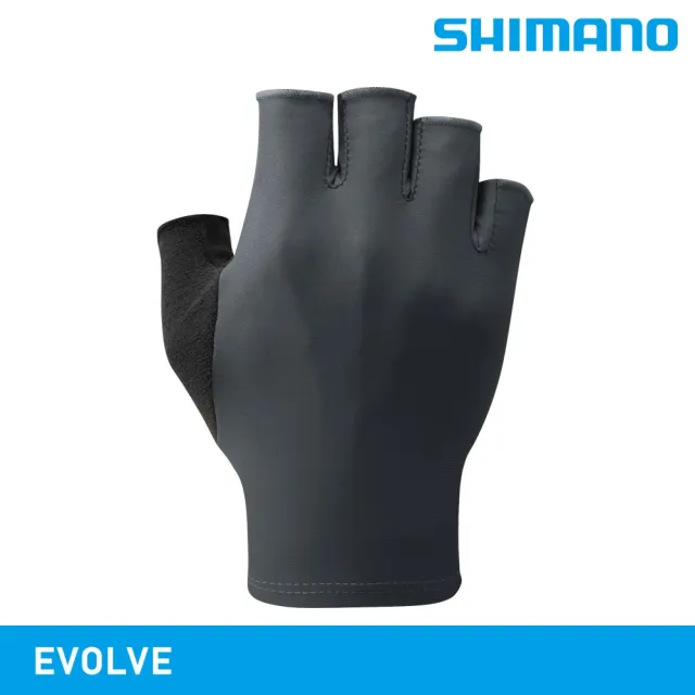 【SHIMANO】EVOLVE 自行車手套 炭灰(露指手套 城市綠洲)