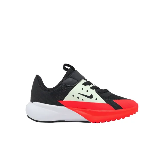 【NIKE 耐吉】慢跑鞋 Sonic Fly PS 中童 黑 橘紅 運動鞋 魔鬼氈(FZ0016-005)