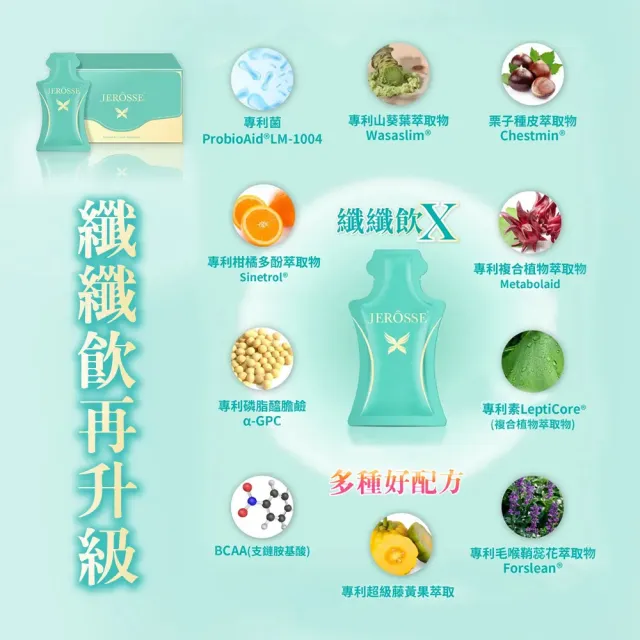 【JEROSSE 婕樂纖】纖纖飲X(第三代 升級上市)
