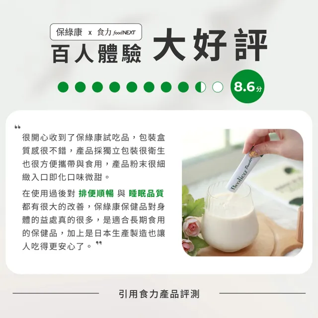 【BROLICO 保綠康】日本原裝綠花椰菜多醣體(身體保護力、好眠、加速代謝)