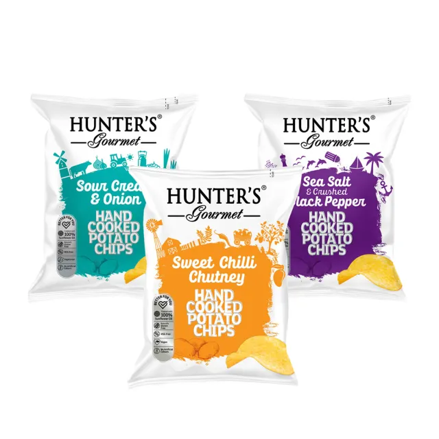 【HUNTER’S】亨特手工洋芋片125g(口味任選)
