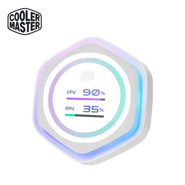 【Cooler Master 酷碼】ML Atmos II 替換上蓋: LCD 白色