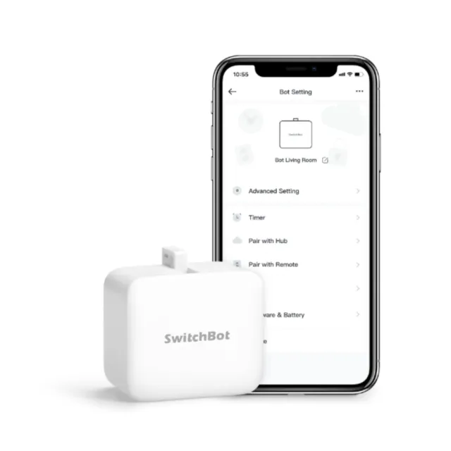 【SwitchBot】開關機器人Bot 2入(智能開關/開燈神器/自動開關/APP控制)