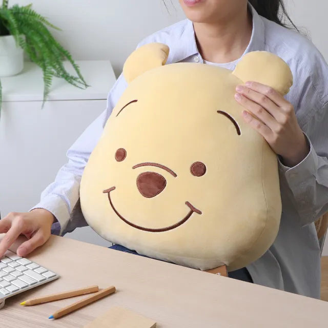 【Norns】迪士尼 MOCHI Feel 麻糬造型枕 小熊維尼蜂蜜罐 小熊維尼大臉 ｜ Disney