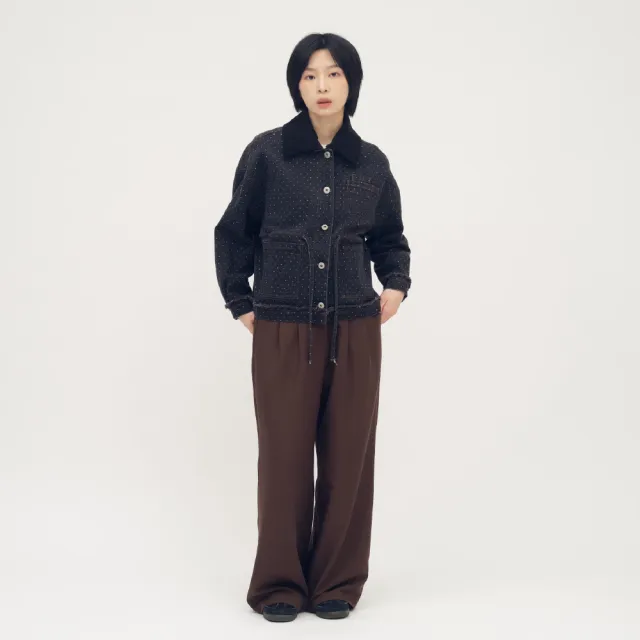 【plain-me】SAAKO 女生外套 女外套 丹寧外套 牛仔外套 星點拼接_SAA1129-261