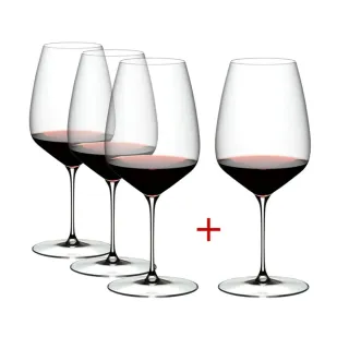 【Riedel】任選-Veloce/Veritas/Performance 買3送1超值組(居禮名店獨家代理 紅酒杯 白酒杯 香檳杯)