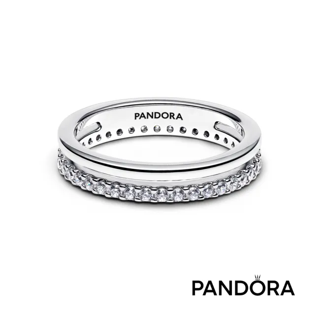 【Pandora 潘多拉】永恆雙環戒指