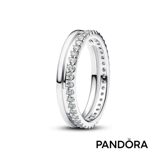 【Pandora 潘多拉】永恆雙環戒指