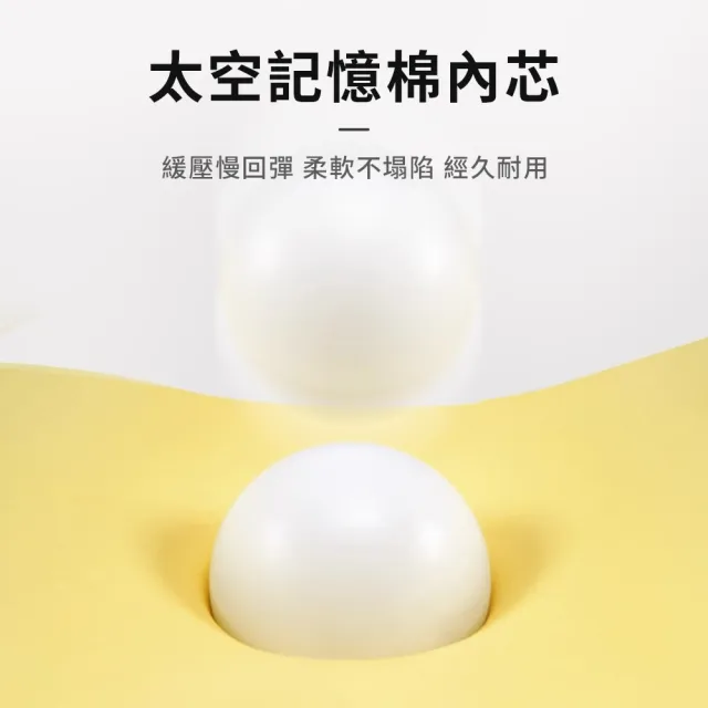 【SUNORO】可調節座椅護腰靠墊 辦公室座椅護腰背靠枕 人體工學透氣記憶棉舒壓護腰靠枕