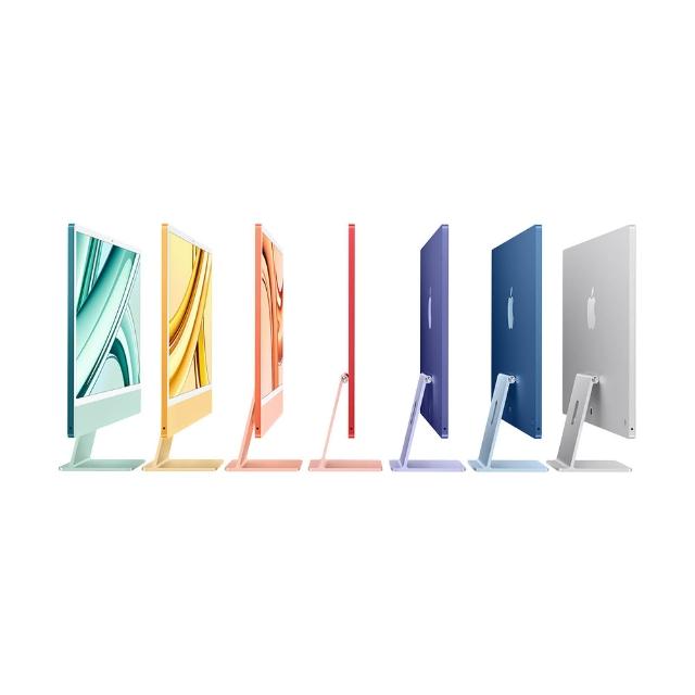 Apple iMac 24吋 M3 系列一體型電腦，搭載強大 Apple M3 晶片與 24 核心 GPU，配備 24GB DDR4 記憶體及 1TB SSD 儲存空間，提供流暢 Mac 作業系統體驗。24 型無邊框顯示器內建顯示晶片，無觸控功能，適合專業工作與娛樂。購買後註冊享 1 年保固，完美結合效能與設計美學的 AIO 液晶電腦首選。