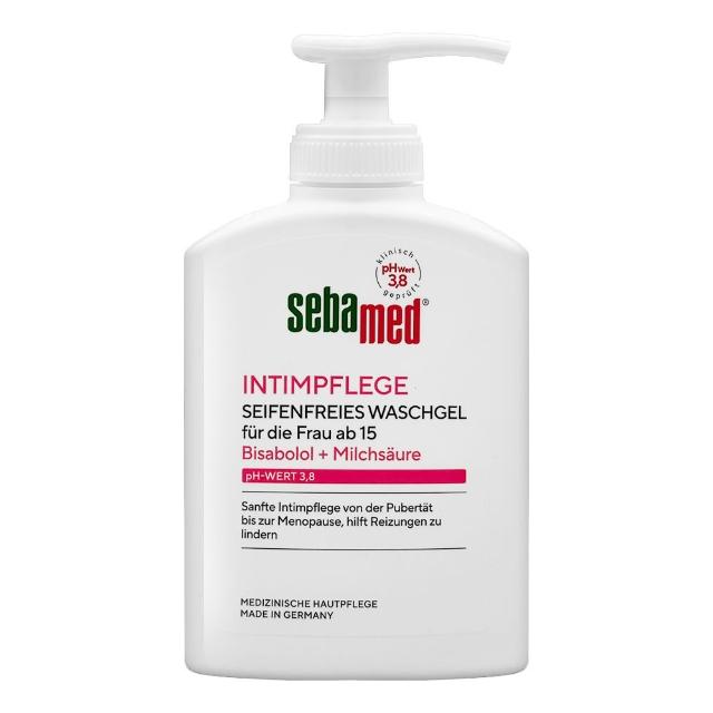 【SEBAMED 施巴】PH3.8 私密護潔露 200ml(平行輸入/一般型.壓頭版)