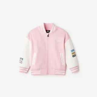 【Roots】Roots 小童-ATHLETICS DEPT VARSITY 外套(淺紫粉)