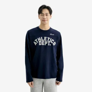 【Roots】Roots男裝-ATHLETIC DEPT 長袖上衣(深藍色)