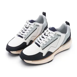 【LA NEW】都會輕履休閒鞋系列 BIO DCS ESG 真皮休閒鞋(男231013570)