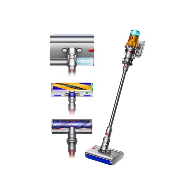 【dyson 戴森】限量福利品 V12s Detect Slim Submarine SV46 乾溼全能洗地吸塵器(雙主吸頭 洗地機)